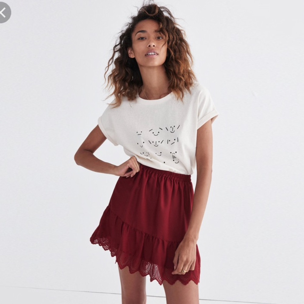 Madewell Eyelet Skirt